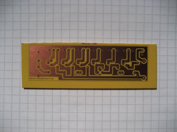 VU-Meter (passiv) - Platine 71x21mm